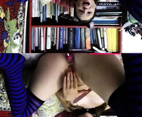 Kinky Cam Girl Plays with Her Toys