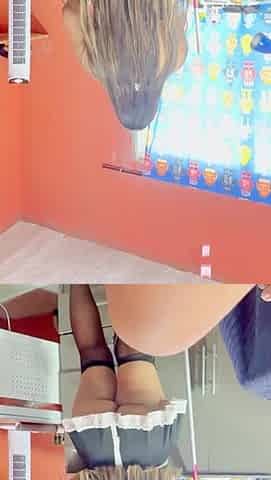 The Breasty Cleaning Gal Discovers the Boss's Son with Her Tantaly Doll, now S...