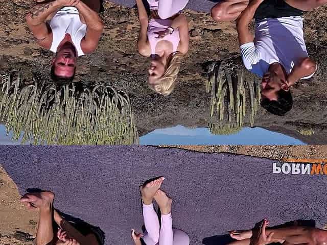 Hot Fitness Chick Candee Licious Enjoys Outdoor Dp Session