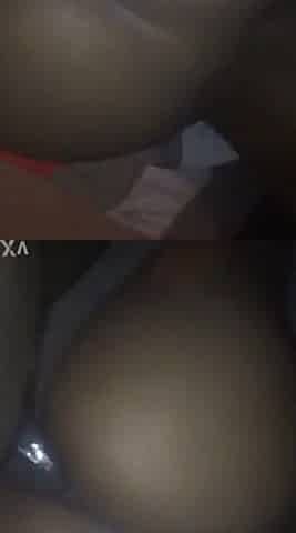 Amateur black from the back