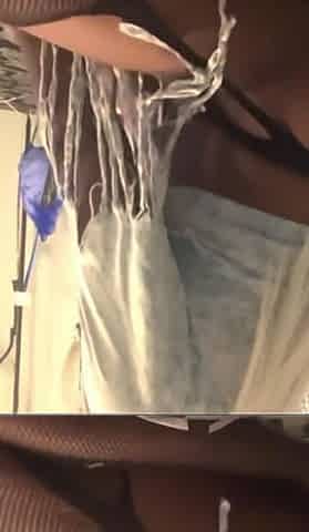 Slim Ebony Humping Pillow Hard to Cum - Yoni Pink