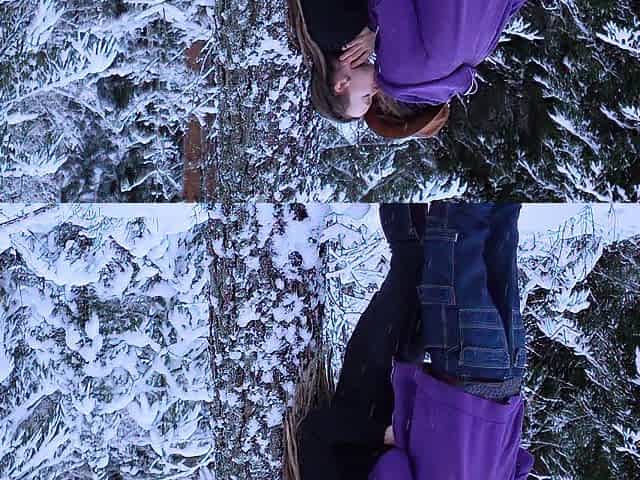 Sex in the winter forest whilst the snow is falling - RosenlundX - HD