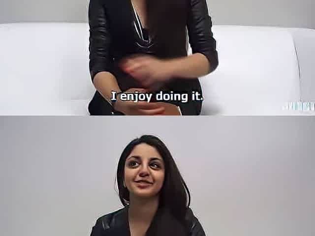 Model Virginia Gevorgyan wants sex on her first porn audition