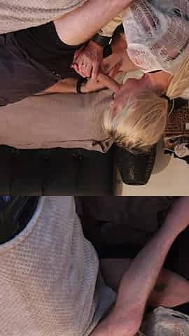 Practising My Deepthroat with a Long Dildo