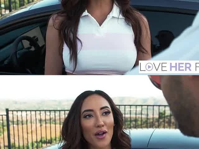 Feet Dominant-bitch Chloe Amour Worshipped And Screwed Outdoors