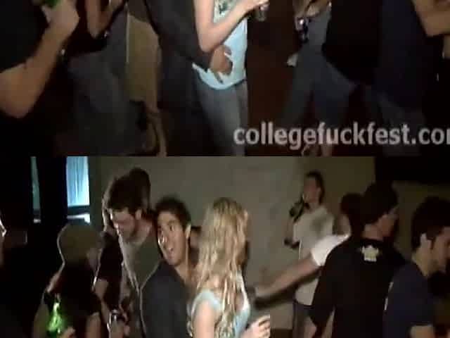 Coed Whore Fucked In Front Of Everyone 6 Min