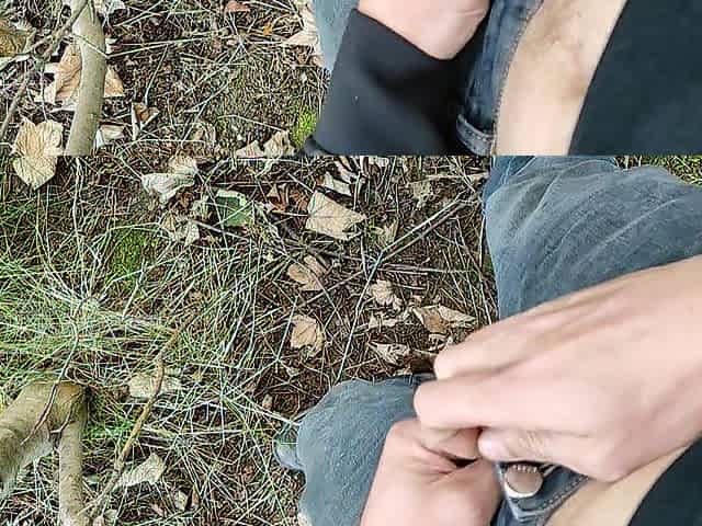 Sexy Dude Masturbating In the forest