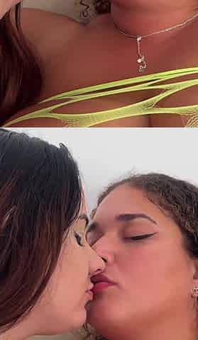 Lesbian Analua BBW with Her Girlfriend Busty Julia Leite