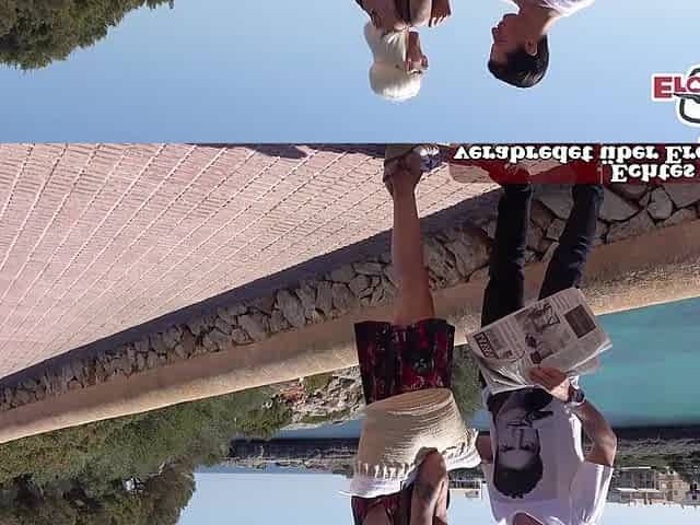 German tourist drilled publicly on the street in Mallorca