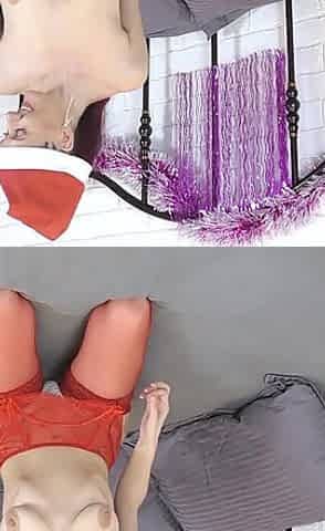 santa gave me a vibrator for my hairy pussy)