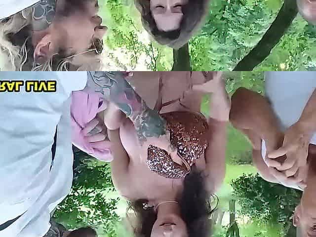 Intensive Double Penetration In 3some