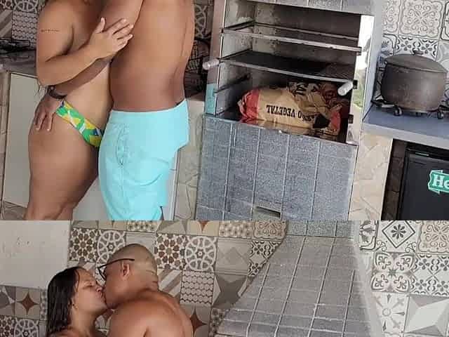 This guy waited for the cuckold to leave to cheat with the gifted ebony chap