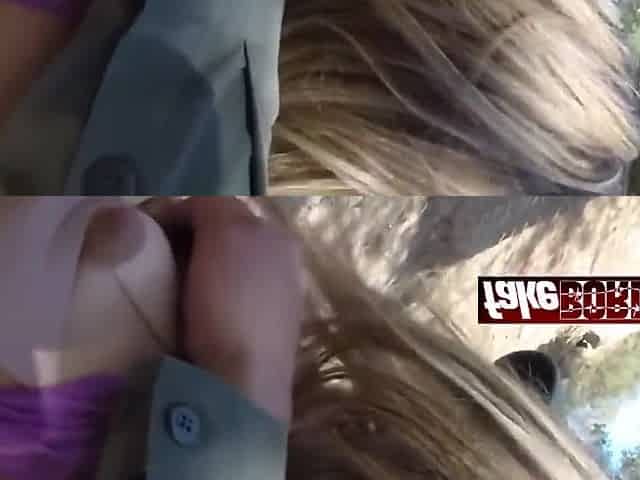 Horny Officer Banging Lovely Babe In Car