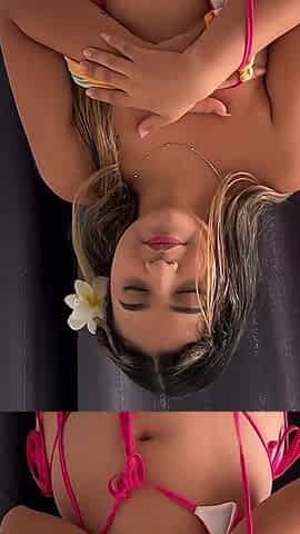 She Caught Her Stepsister Getting Naked Live