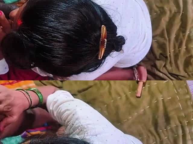 Desi college girlfriend got pregnant by boyfriend after fucking her pussy. Indian aunty in white t-shirt sucks husband's cock