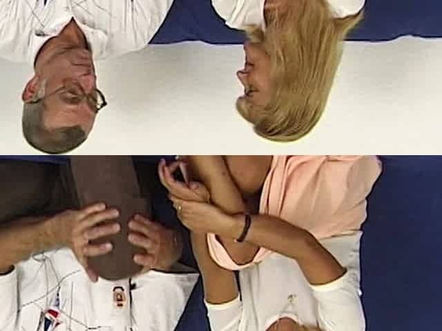 Mature Blonde Pinches Cock Head Before Deep Fingering