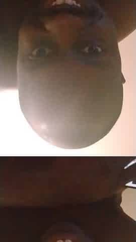 Orgasming to some solo black clips and testing my recent phone to watch if it works properly two
