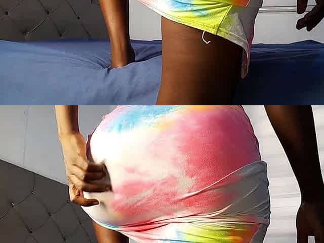 Cum Jack off to This Sweet Ebony Fat Ass Daddy