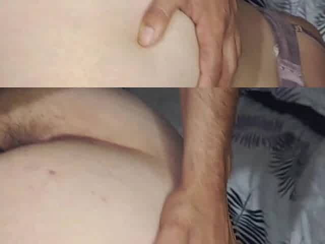 Girlfriend asks her stepdad to secretly fuck her while her boyfriend is away