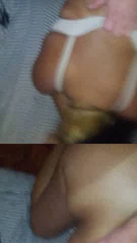 Two Brazilian teens share my big cock