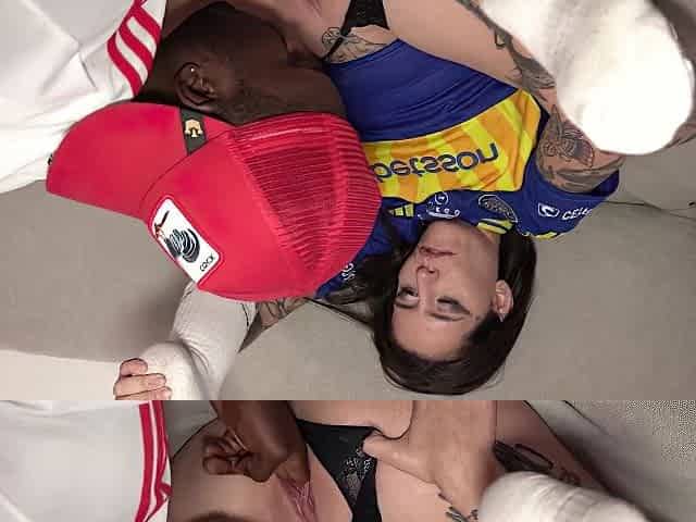 Argentina Horny Fucked By A Giant Black Cock