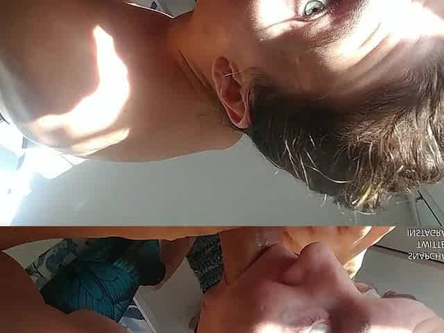 No Makeup Early Morning Blowjob Facial