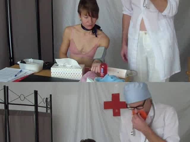 Pervert doctor and youthful shy hawt woman - raunchy exam