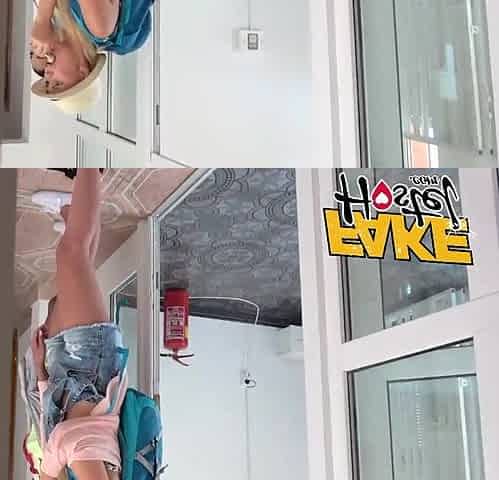 Fake Hostel - Mature woman likes the aroma of teen cunt