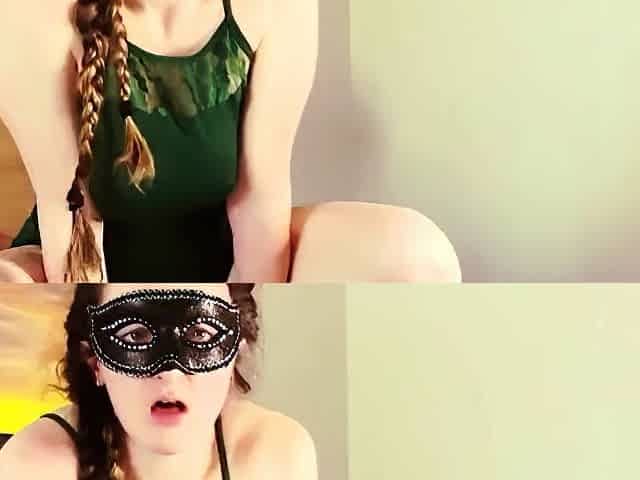 Booty brunette jumps on that bbc once again and gets