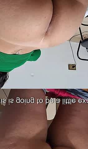 Amateur Couple in Long French Kiss, Blowjob and Cowgirl up Creampie.