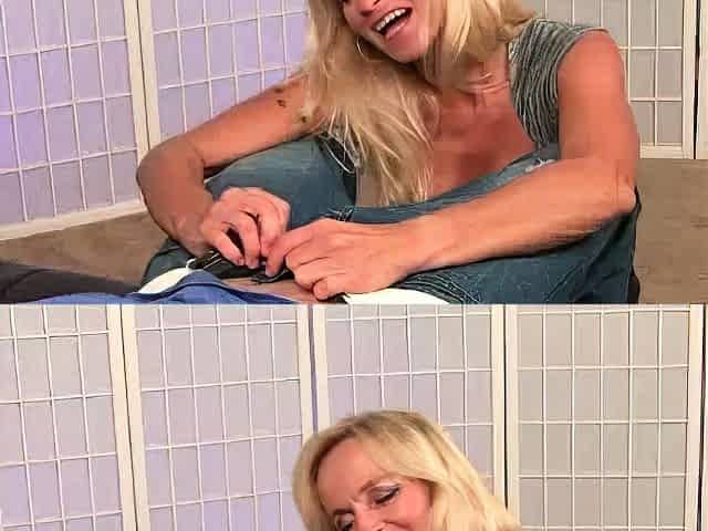 Blonde milf Dani Dare has her boy toy exactly where she