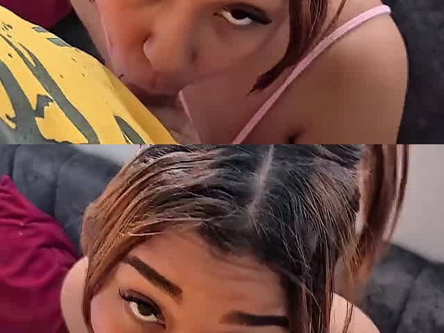 My American Girlfriend is INSANE!!! About Taking off my Panties and Riding my Penis