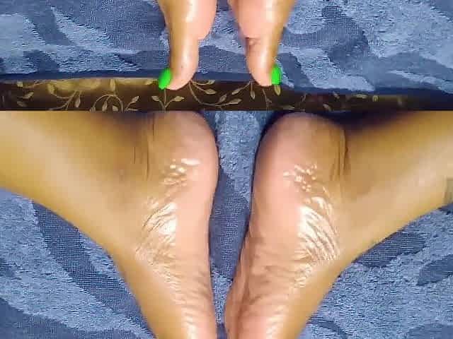 Oily Bliss: Foot Massage & Tease