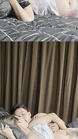 Share a Bed with My Stepmom and Get Fucked so Hot and Creampie