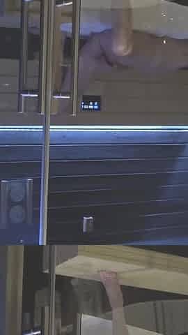 Creampie in the Hotel Sauna!