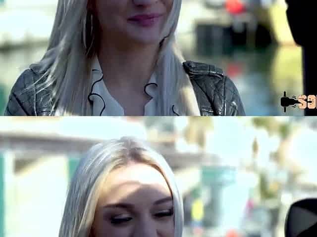 Nathalie, a marvelous golden-haired, gets her butt destroyed