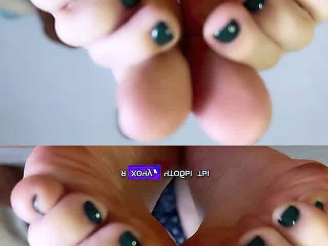 Oily feet for my joy