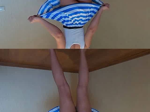 CUM FOR U IN MY SMALL COSTUME - UPSKIRT