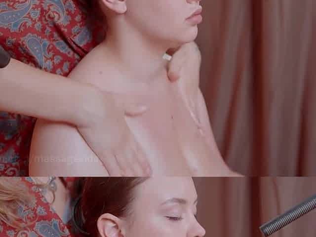 Anna X shares lesbian threesome facial cum with Carley