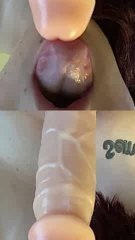 Large dick down my mouth