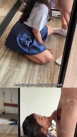 18yo Thai Student Want to Try Big White Dick