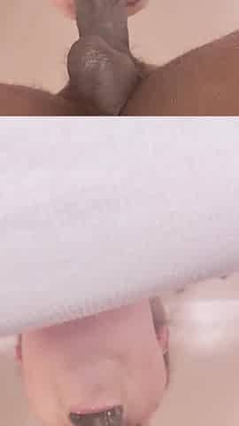 Amateur POV BBW Sloppy Blowjob with Cumshot