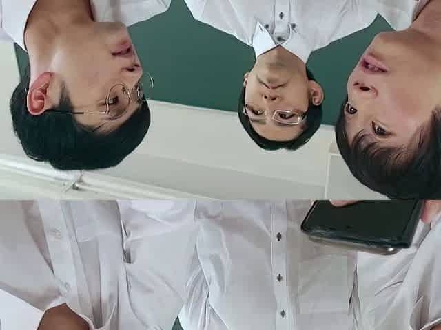 Amateur Asian College Teen Gives Blowjob