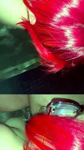 Birthday blowjob in the hot tub