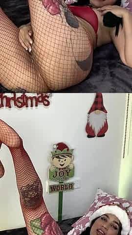 I'm Your Christmas Elf and I'll Fulfill Your Masturbation and Orgasm Wishes, Fill Me with Your Milk