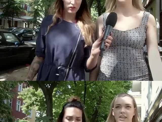 HITZEFREI Hot golden-haired finds random stud on street