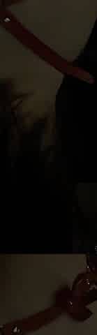 Vehement doggy sex against hotel window, leather cosplay