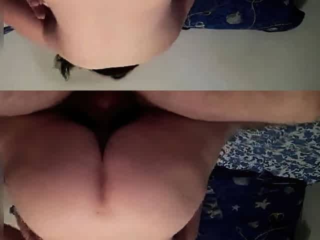 Petite French Amateur Gets Ejaculated on Her Butt Cheeks