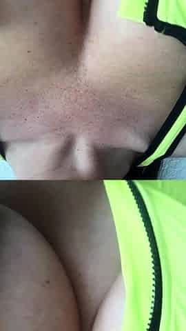 Big boobed babe masturbating