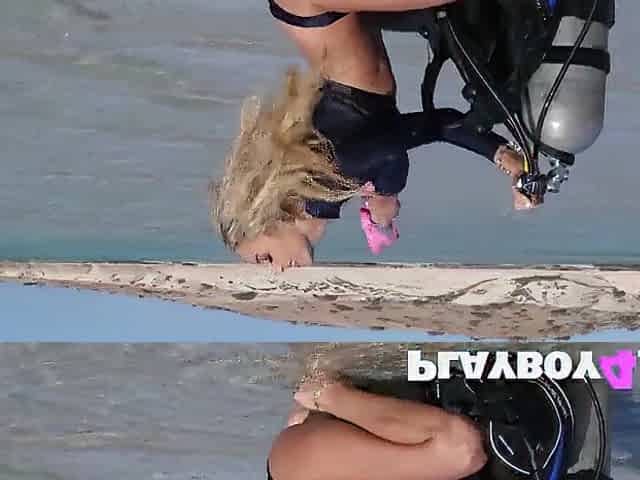 Large boobs golden-haired Khloe Terae astounding posing outdoor completely juicy and hot